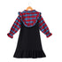 Maroon Flannel Winter Dress